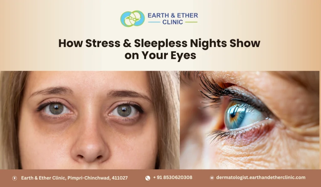 The Link Between Stress, Poor Sleep, and Early Signs of Aging Around the Eyes