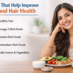 find healthy foods for glowing skin and strong hair.
